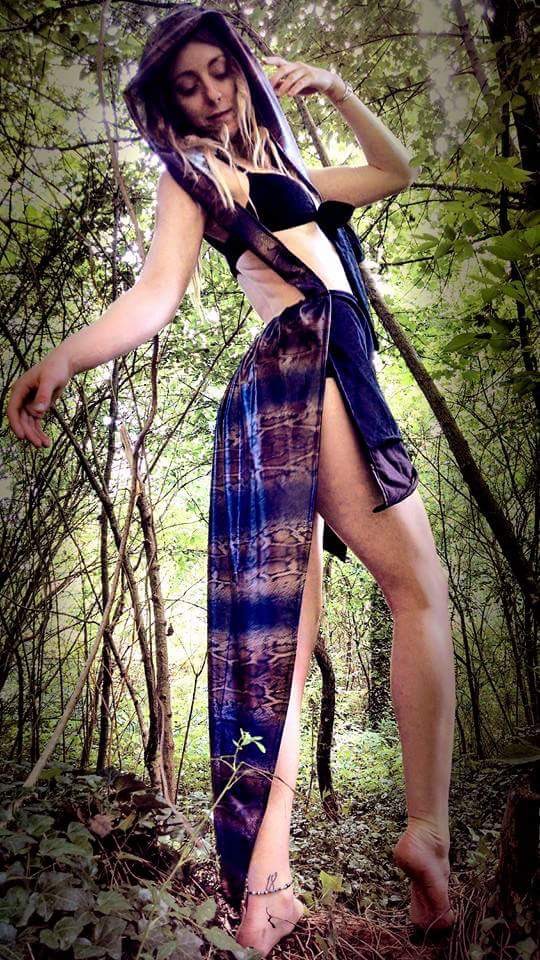 Female model photo shoot of Lahela Lovely in Asheville