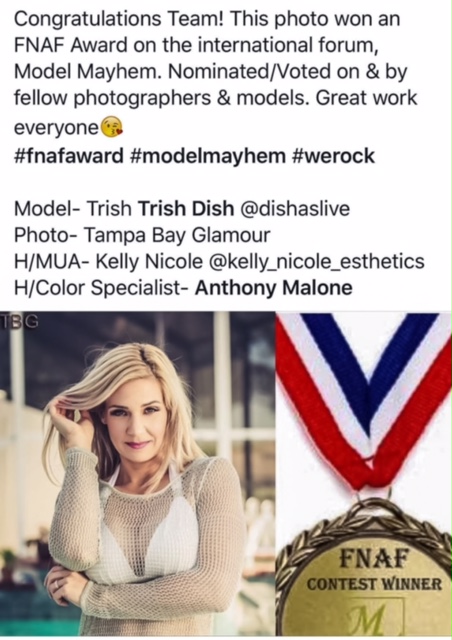 Male and Female model photo shoot of Tony Malone Hair Artist and Trish Dish in Tampa, FL