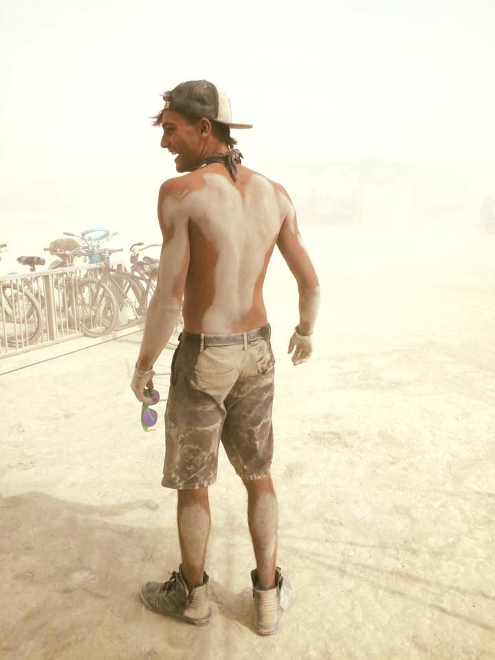 Male model photo shoot of Robert Weston in Burning Man 2016