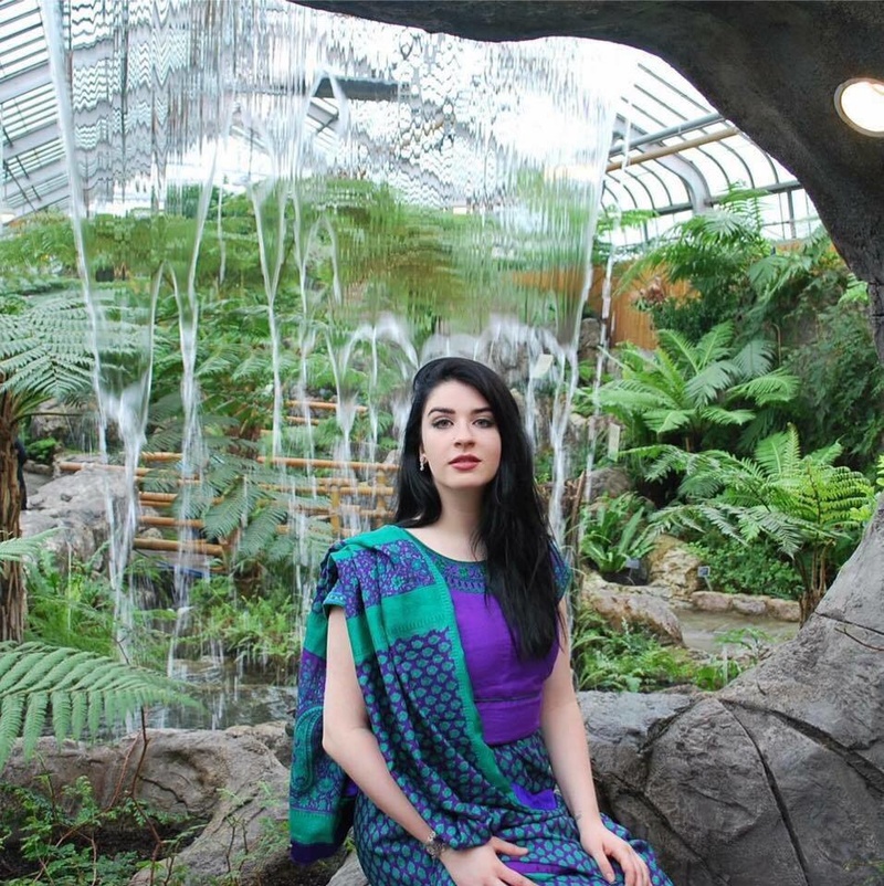 Female model photo shoot of SiouxieWanderlust in Botanical Gardens