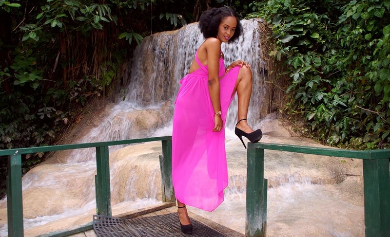 Female model photo shoot of KrisieNT by Studio 1 Photography in Turtle River Garden&amp;amp;Falls Ocho Rios, Jamaica