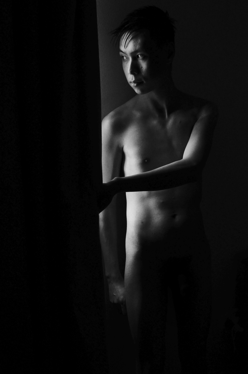 Male model photo shoot of Obsidian Art