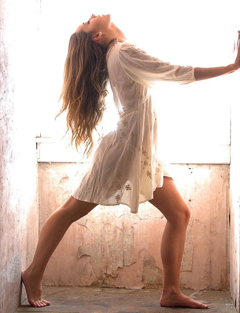 Female model photo shoot of Charlotte Cercueil by RICHARD SMITH
