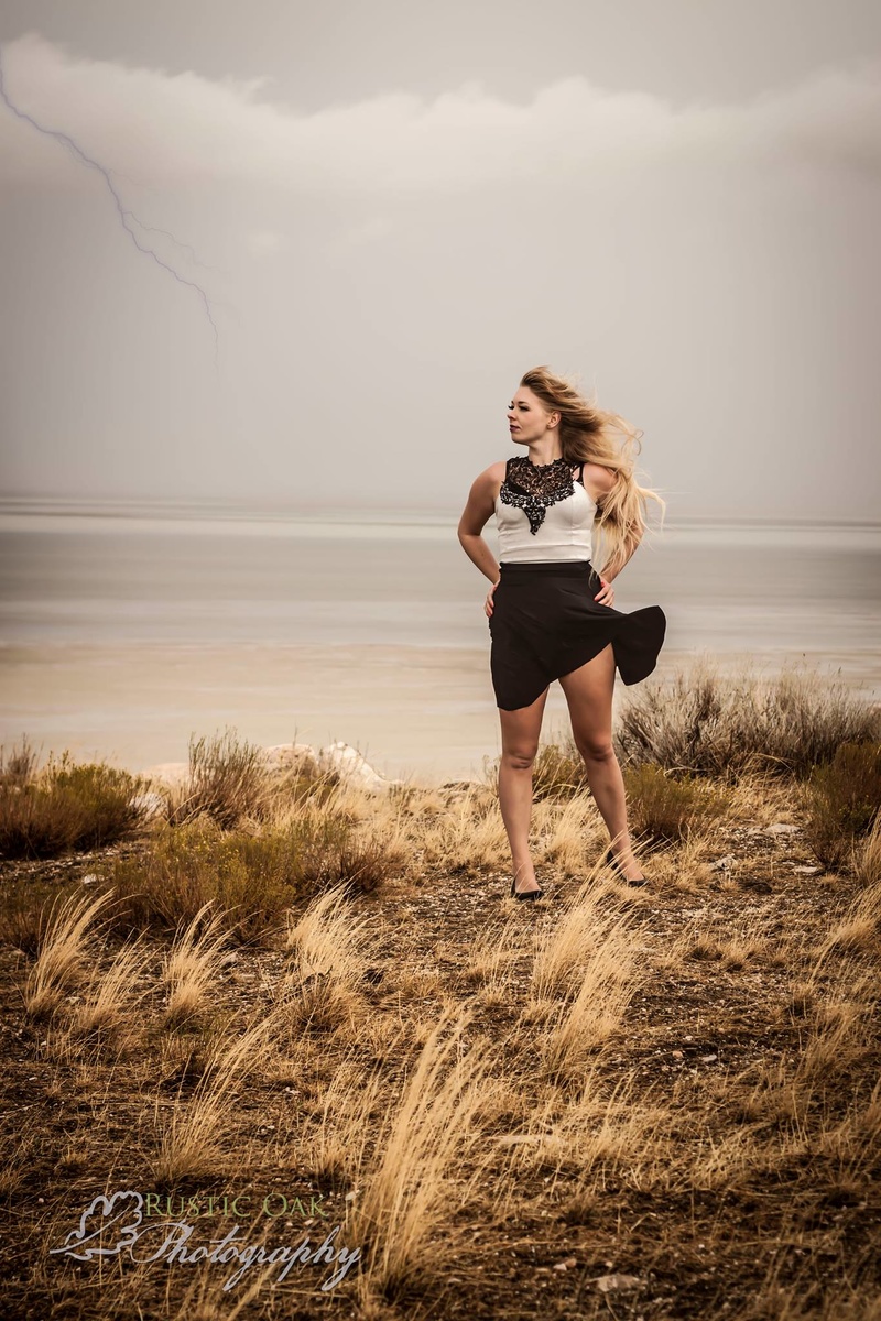 Female model photo shoot of Little Ms Mayhem in Antelope Island