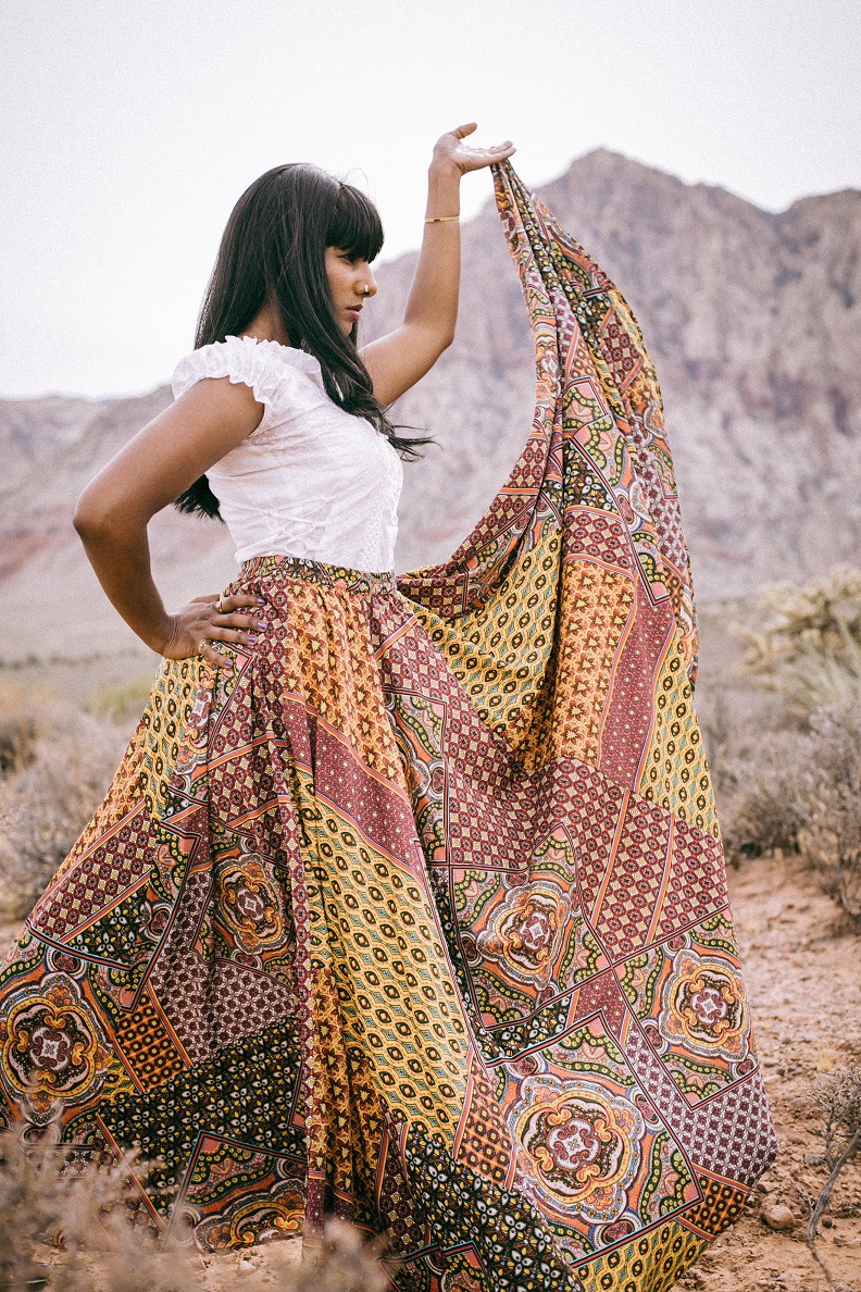 Female model photo shoot of Model SP in Nevada Desert