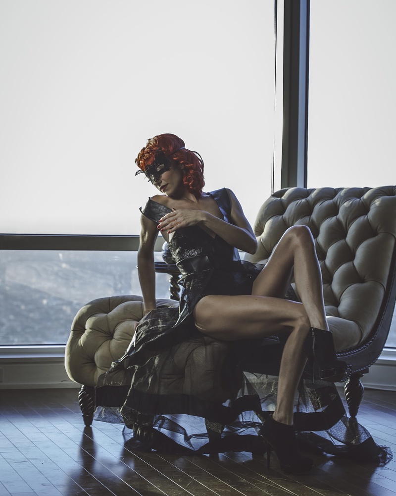 Female model photo shoot of Embody Clothing in Chicago