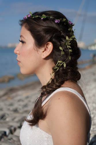 Female model photo shoot of Zamora Hair Design