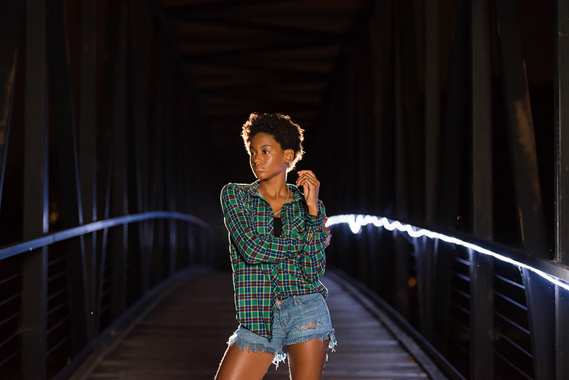 Female model photo shoot of Symone W by Marc Erin Photography in Richmon, VA