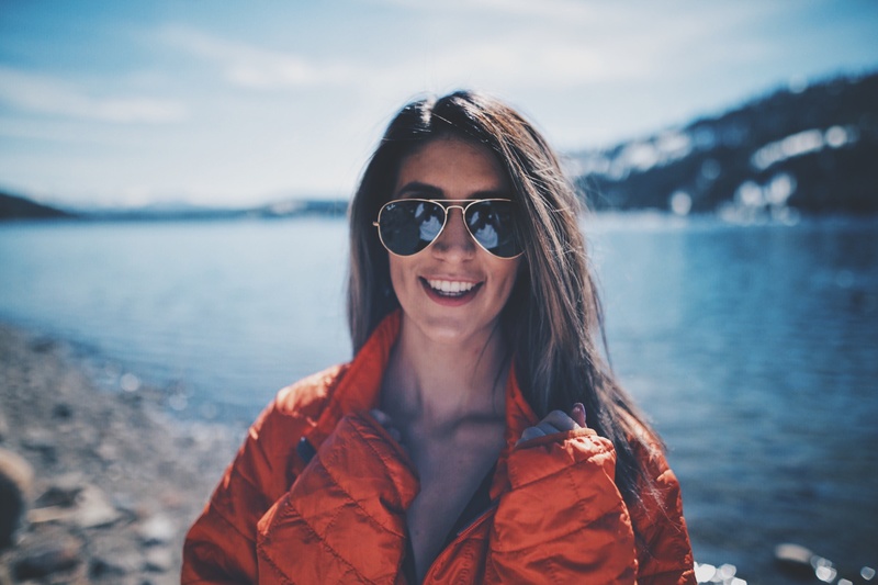 Female model photo shoot of Holley Leandra Garrick in Donner Lake