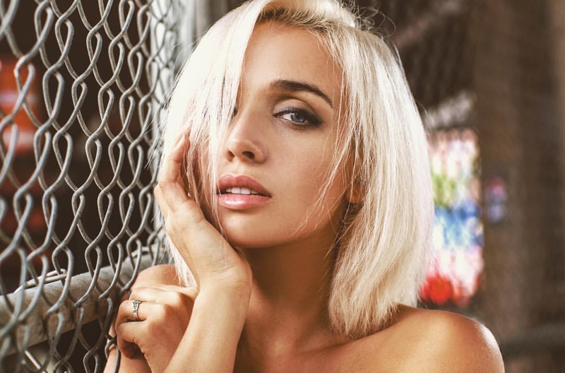 Female model photo shoot of Katya fateeva in new york