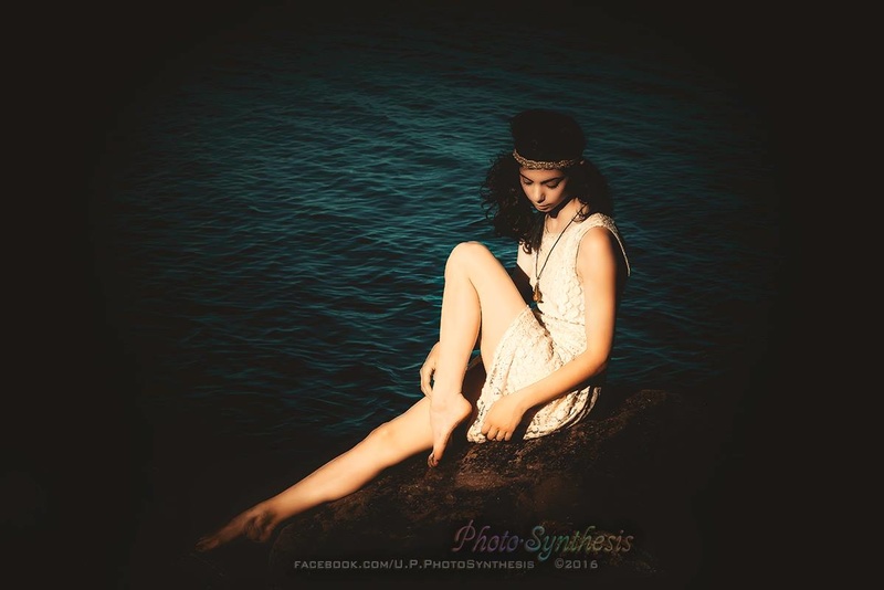 Female model photo shoot of dwindling_pine