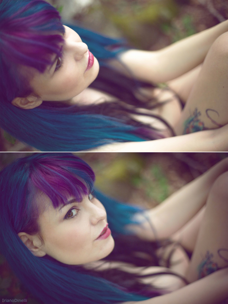 Female model photo shoot of reptyle suicide