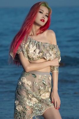 Female model photo shoot of Kingkong_Barbie in Santa Barbara