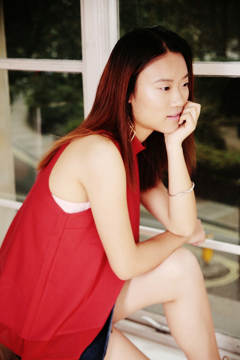Female model photo shoot of Jue WANG