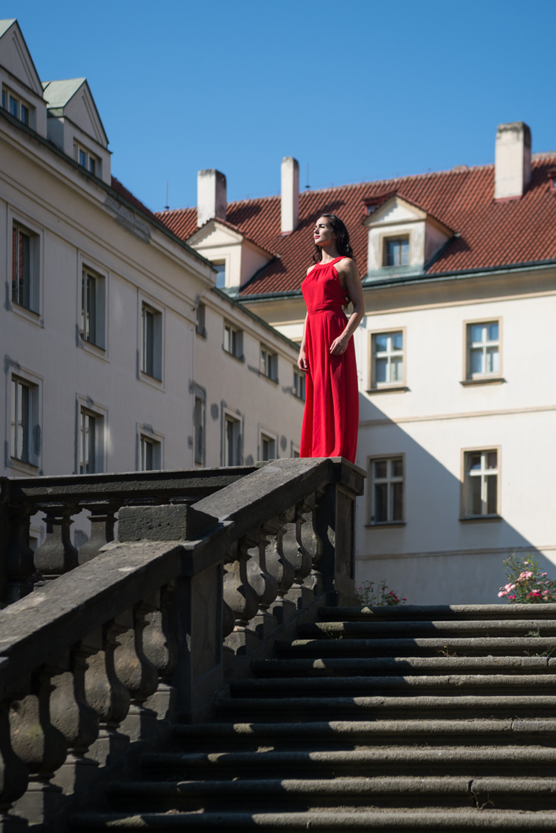 Female model photo shoot of G Square in Prague