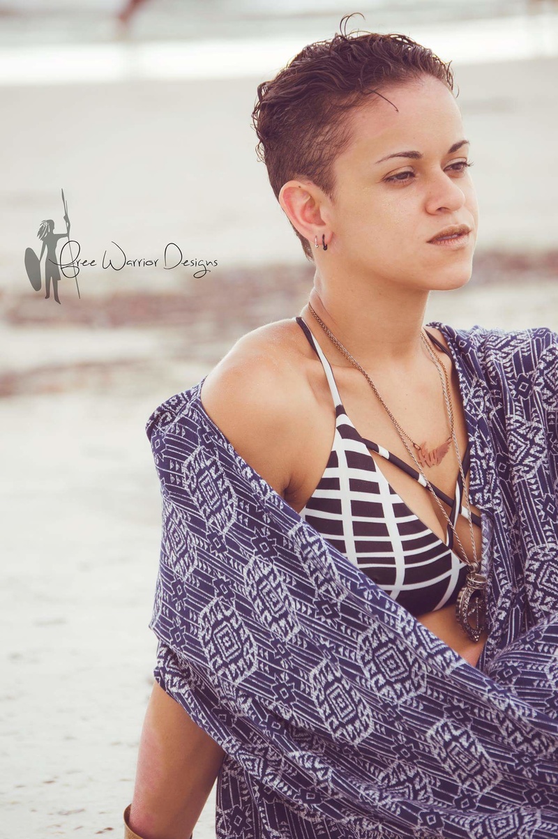 Female model photo shoot of Sonia Rosa, clothing designed by Freewarriordesigns