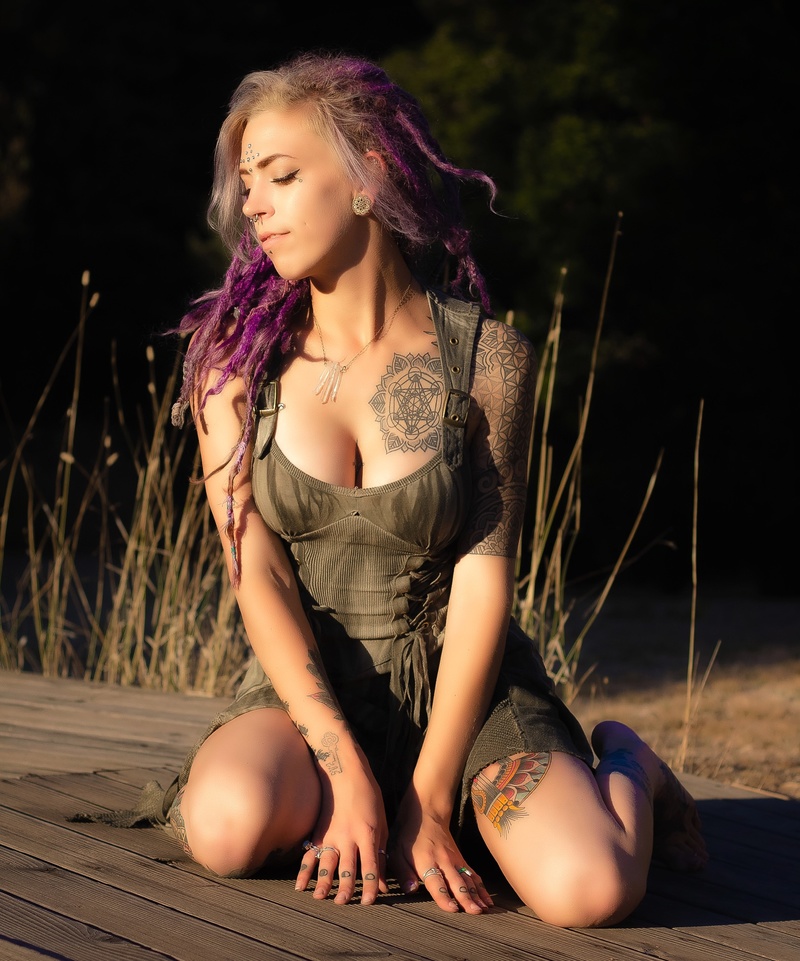 Female model photo shoot of Fox Fatale in Santa Cruz, CA