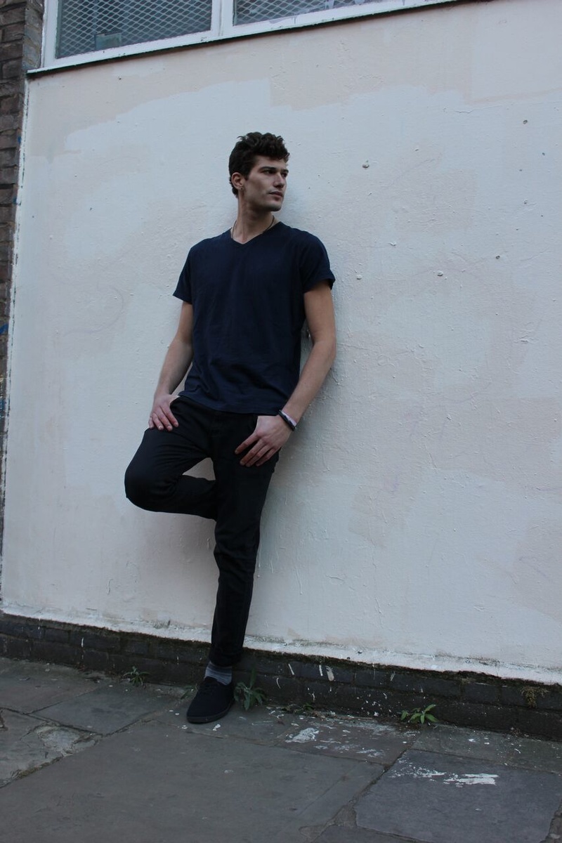 Male model photo shoot of Ethan Talent in Shoreditch, The Smog