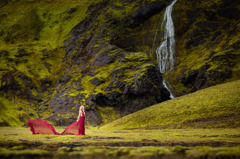 Female model photo shoot of erincostaphoto in Iceland