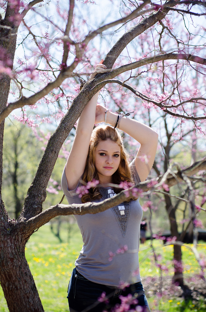Female model photo shoot of Captured By Morgan in Bradley Park - Peoria, Illinois