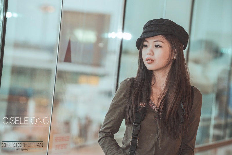 Female model photo shoot of gisele21 in Changi Airport Singapore