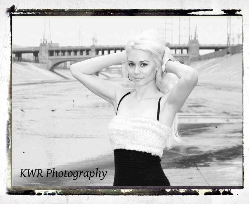 Female model photo shoot of Rachel  J by KWR Photography in Downtown LA