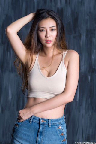 Female model photo shoot of Jena_Yang in California