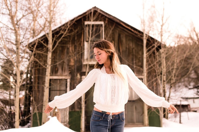 Female model photo shoot of coloradoemy in Boulder