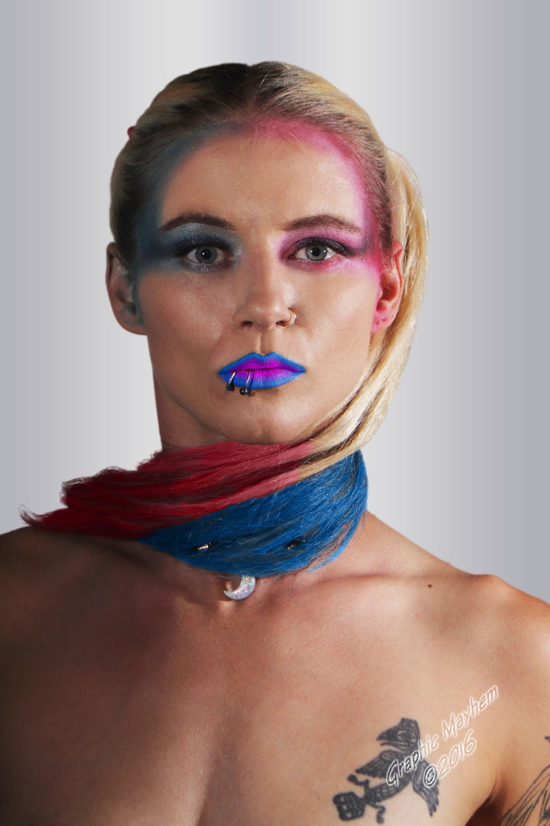 Female model photo shoot of Xalaura by Graphic Mayhem