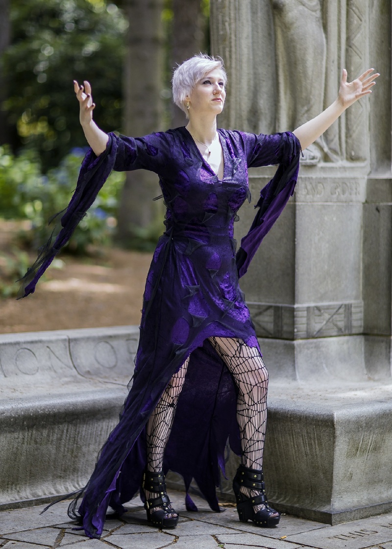 Female model photo shoot of PurpleThunder by Sunny Skies Photography