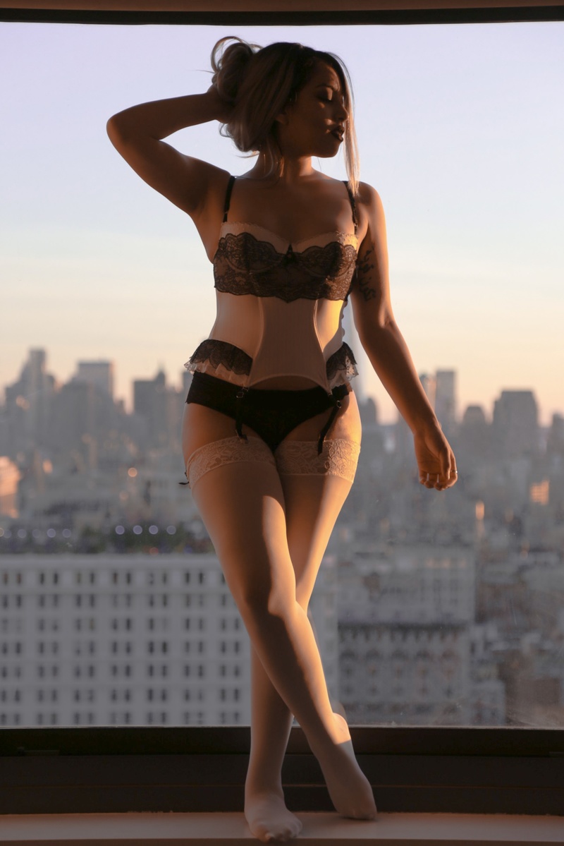 Female model photo shoot of Perlita Azul Anderson in Manhattan, New York