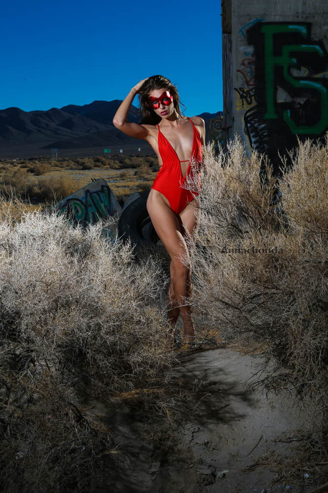 0 model photo shoot of Annachonda  in Nevada Somewhere