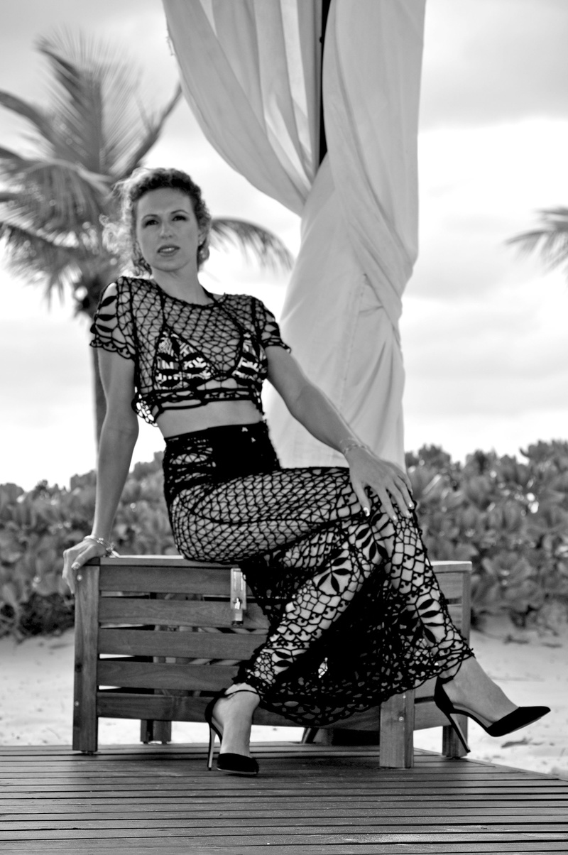 Female model photo shoot of Justine_Nicole in Turks and Caicos