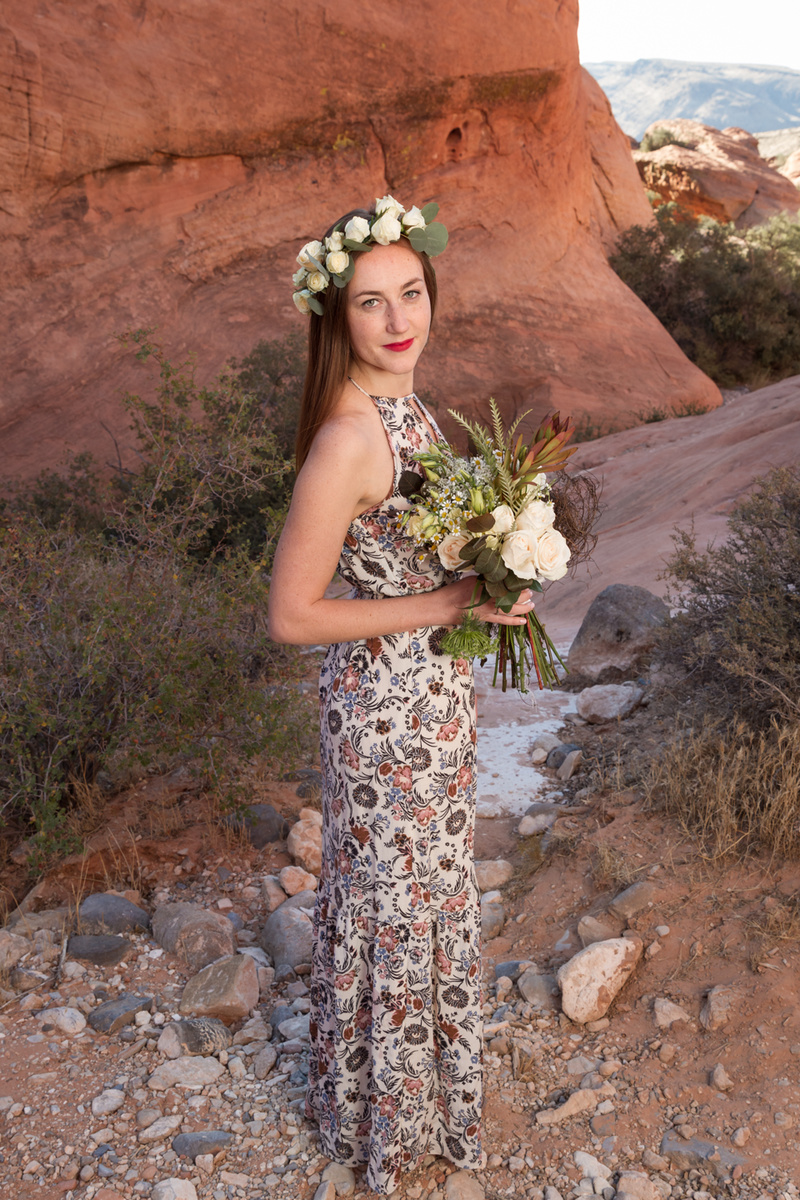 Female model photo shoot of Elliehonl in Redrock Canyon, NV