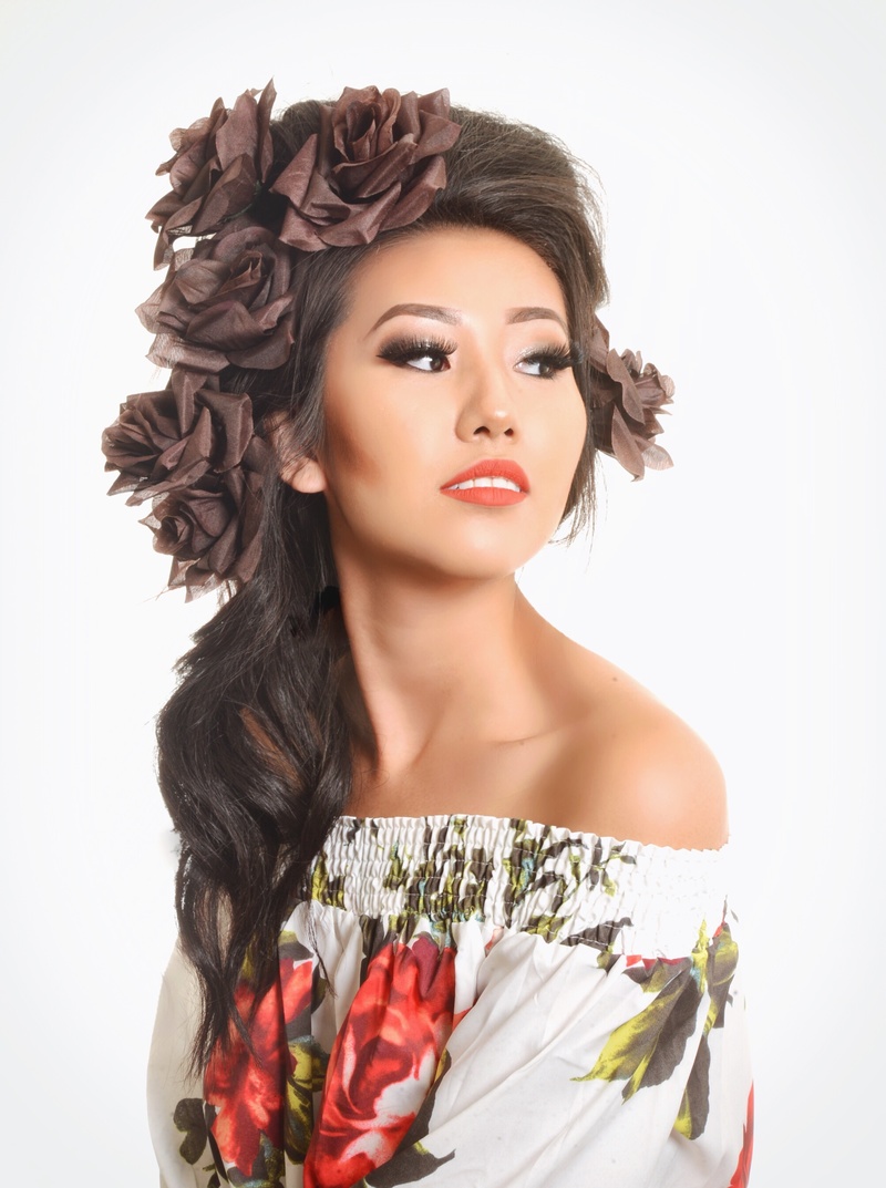 Female model photo shoot of Michelle_Nguyen by Lauren Lu Photography