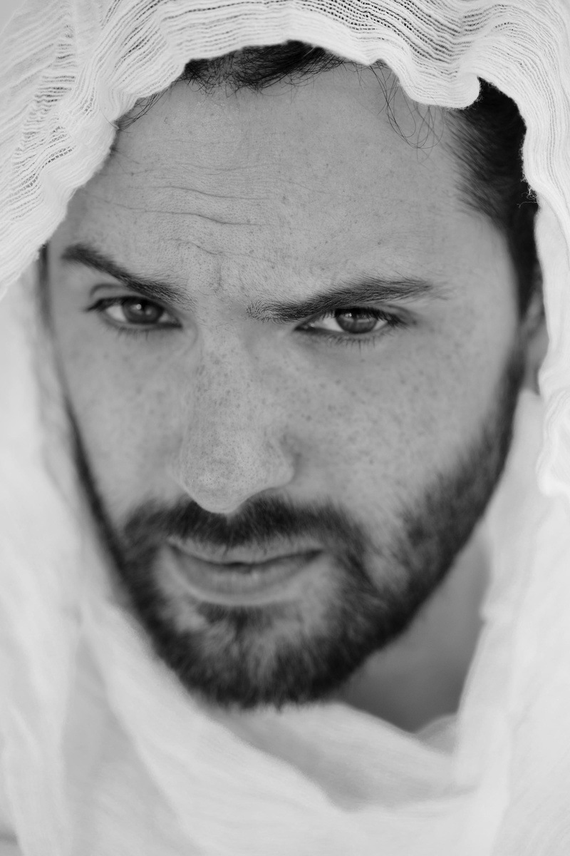 Male model photo shoot of Luca M in Desert