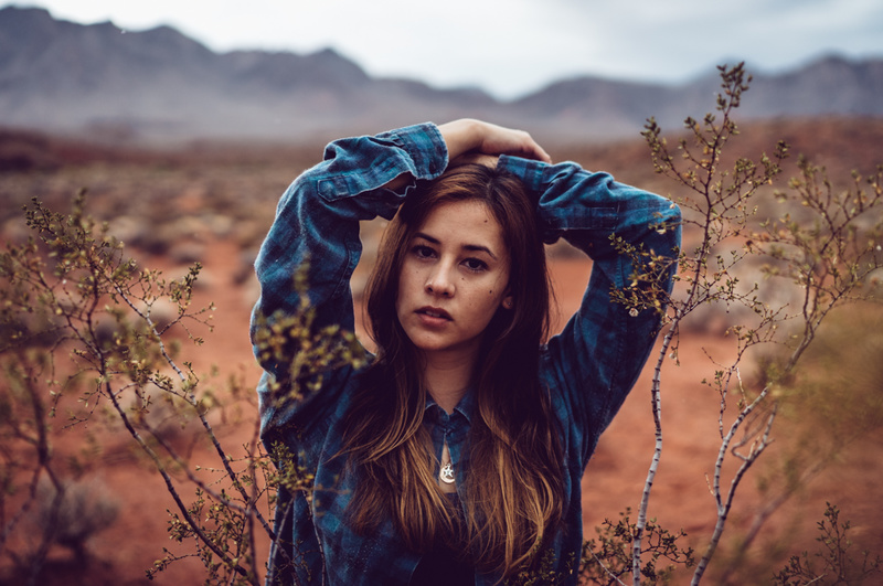 Female model photo shoot of MinervaRx by dmilana in Valley of Fire