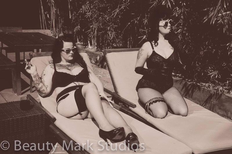 Female model photo shoot of Beauty Mark Studios
