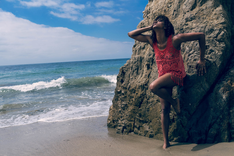 Female model photo shoot of JorgiE Mason in Malibu, CA