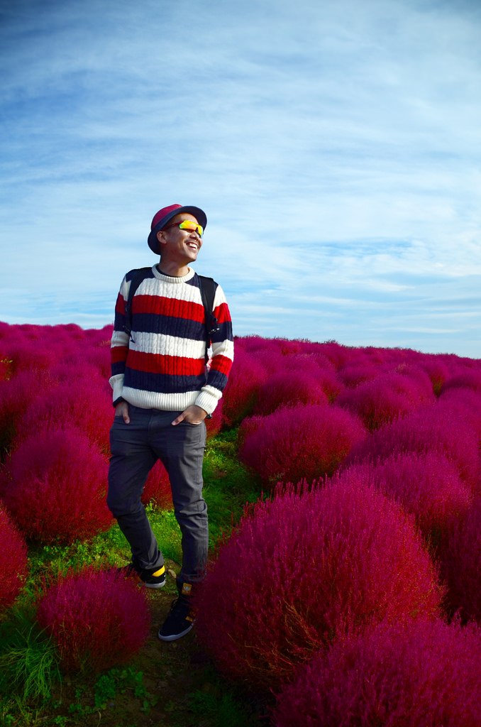 Male model photo shoot of pho-TOTO-graphy in Hitachi Seaside Park