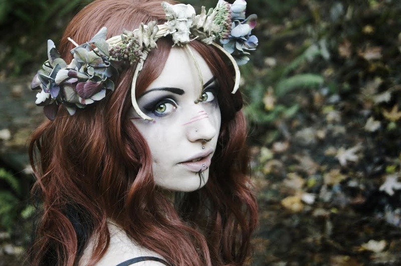 Female model photo shoot of DiceNymphe in Cowen Park, Seattle, WA