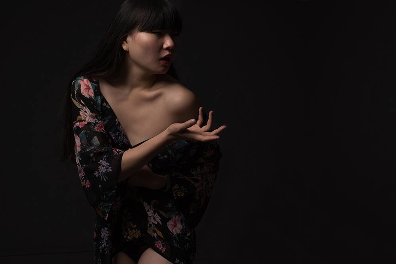 Female model photo shoot of Lin xizi in Caen