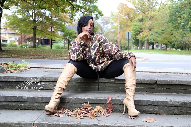 Female model photo shoot of DNECHELLE by ArayPhotography in Cleveland