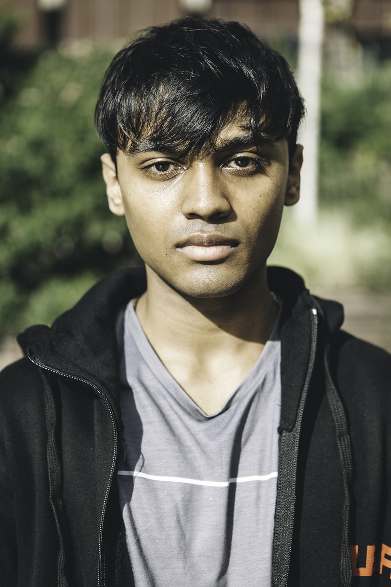 Male model photo shoot of Kushal Patel in Barbican, London, UK