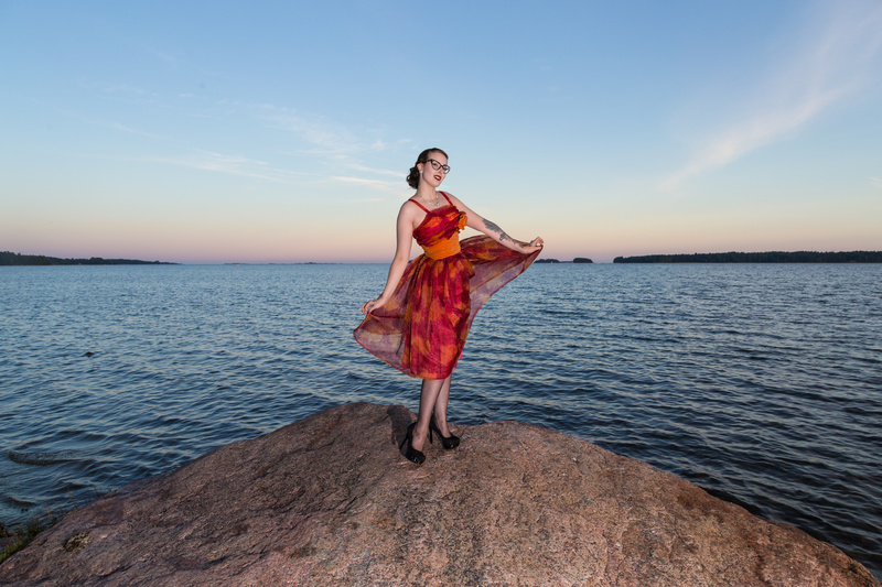 Female model photo shoot of WilhelminaAfFera in Haukilahti, Espoo, Finland