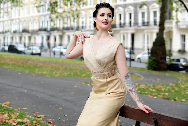 Female model photo shoot of WilhelminaAfFera in Oakley Square, London, Uk