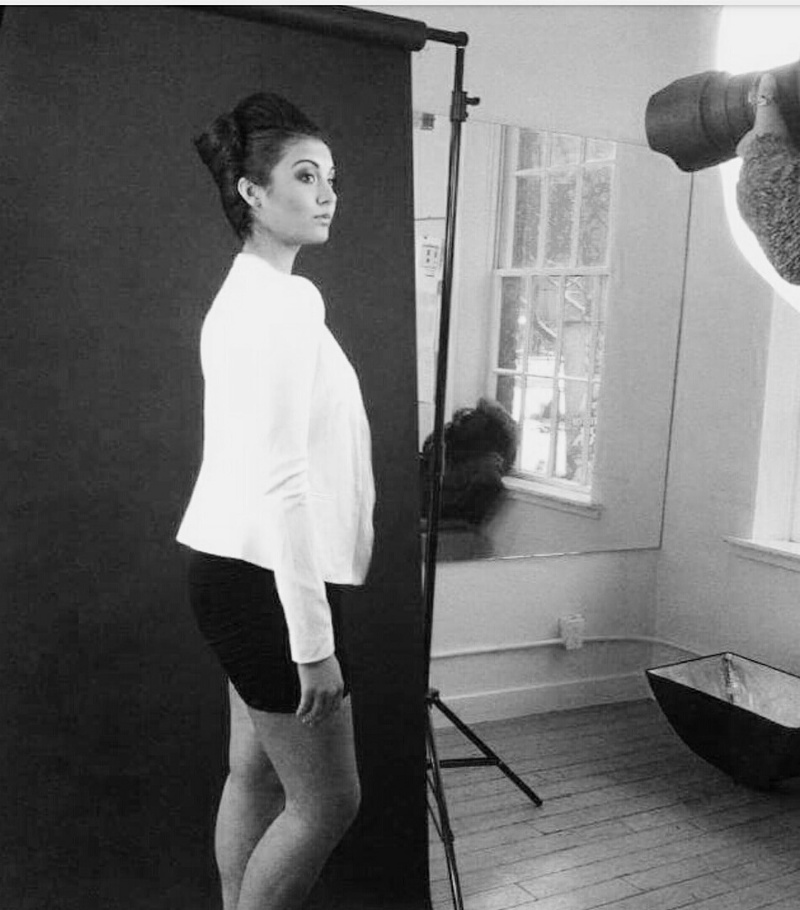 Female model photo shoot of Mel Jaramillo in Toronto King St East