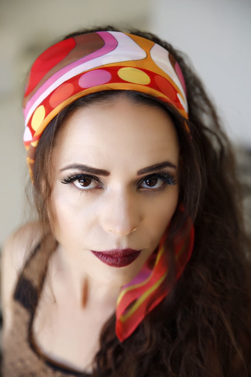 Female model photo shoot of NiveditaMUA in Los Angeles  makeup school