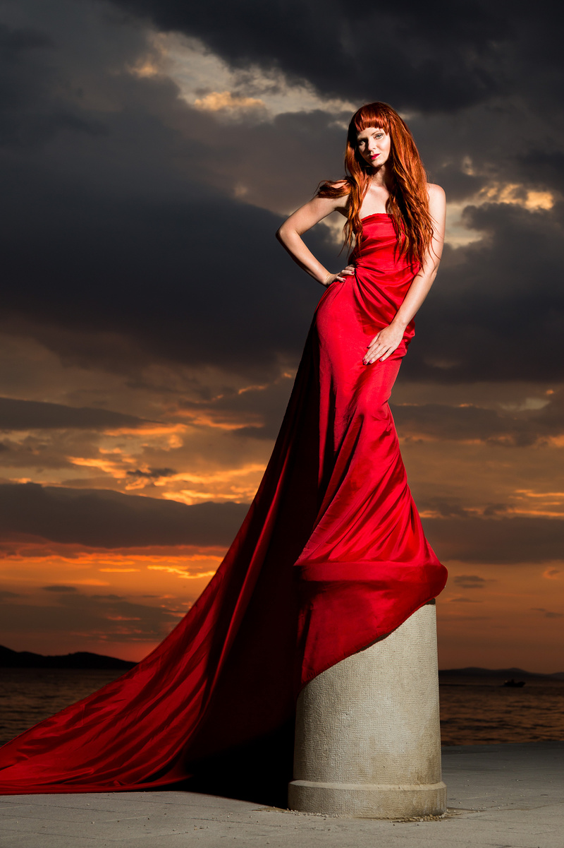 Female model photo shoot of Artemis de Gaiaa in Croatia