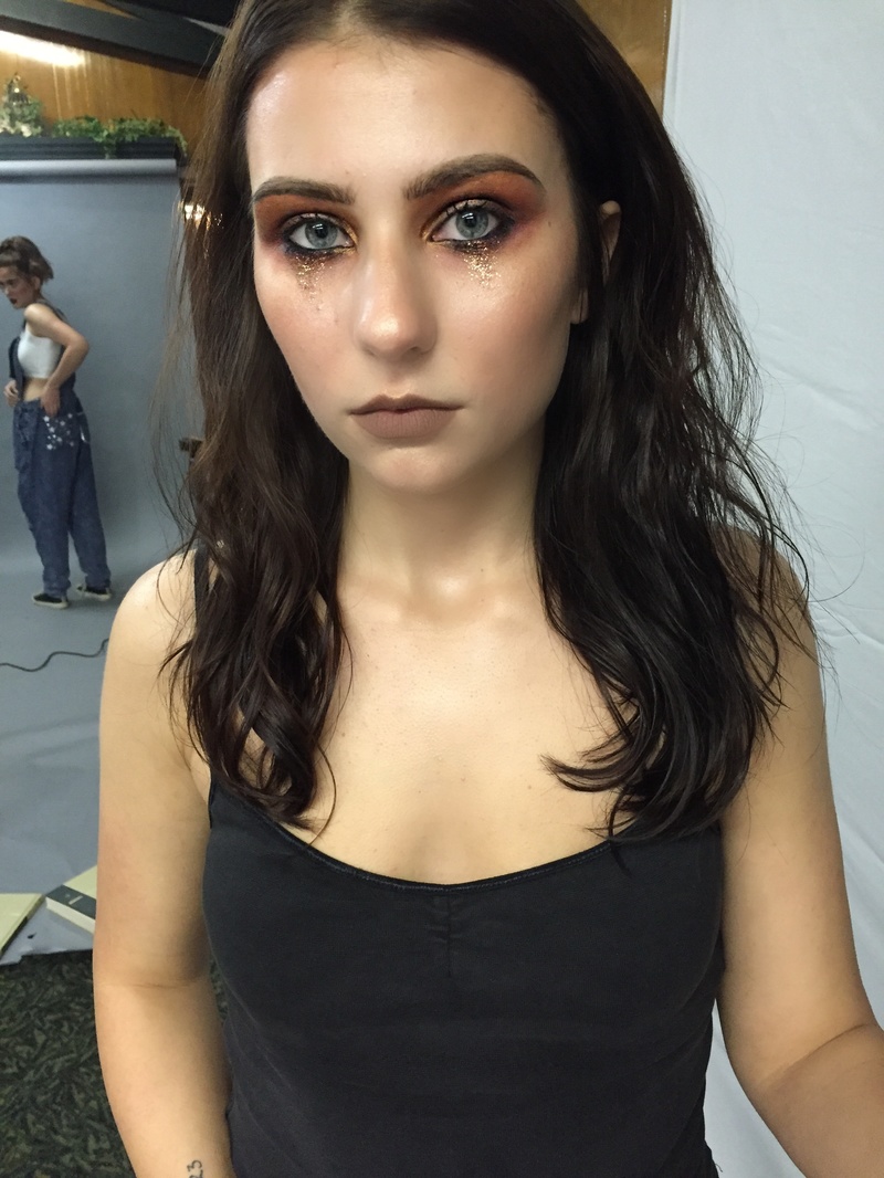Female model photo shoot of MakeupbyChanningjudith in Broken Bow, OK